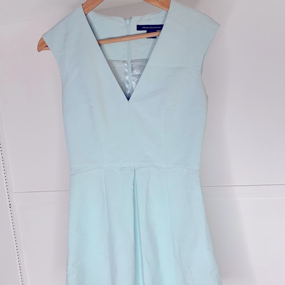 FRENCH CONNECTION Light blue A-Line dress!